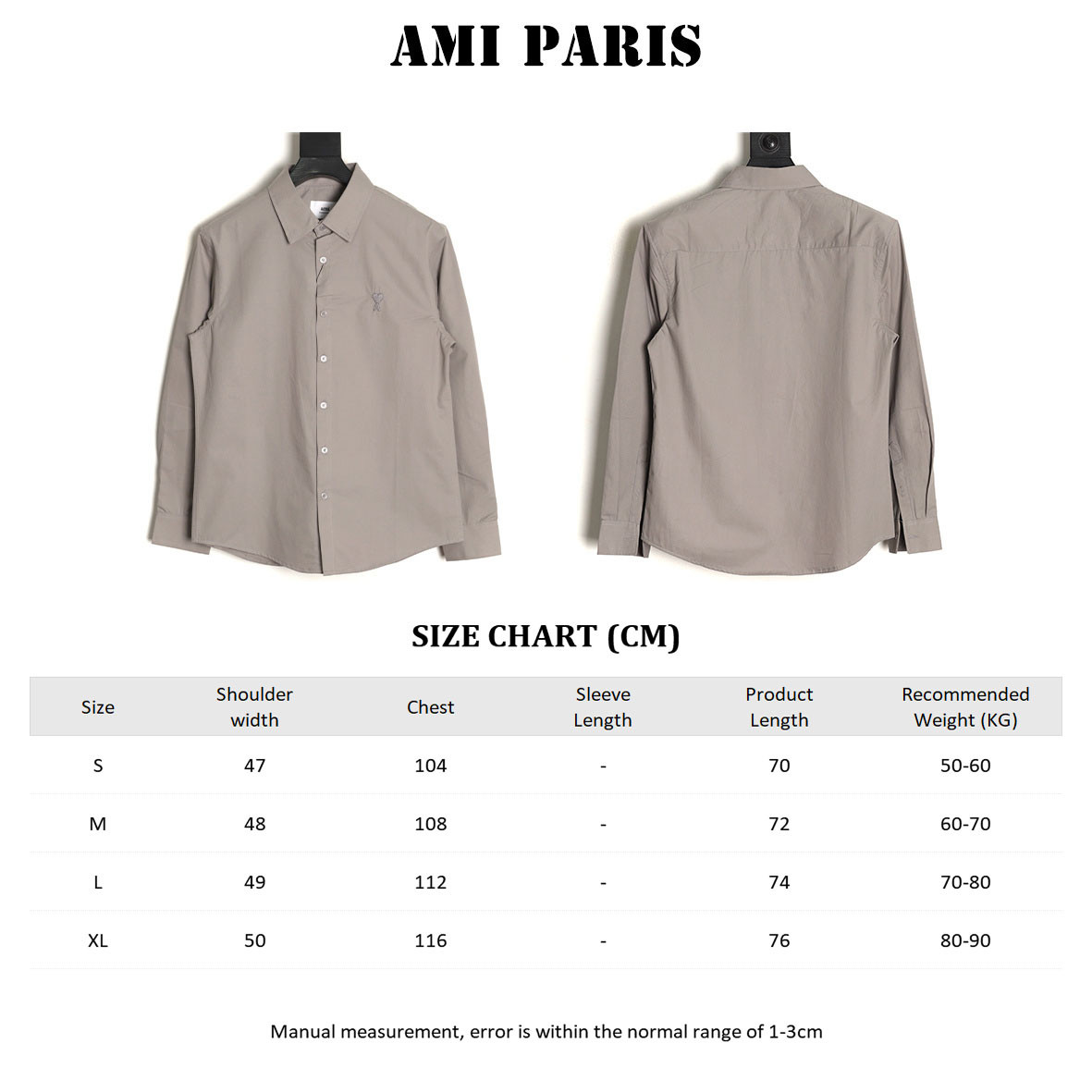 AMI Paris Long-sleeved Shirts