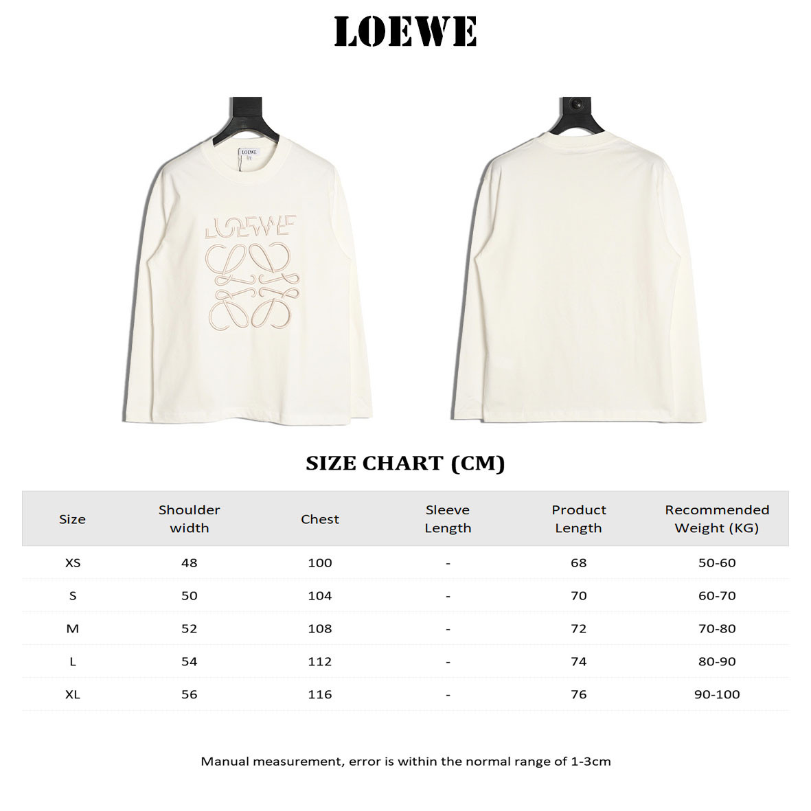 L0ew* long-sleeved t-shirt