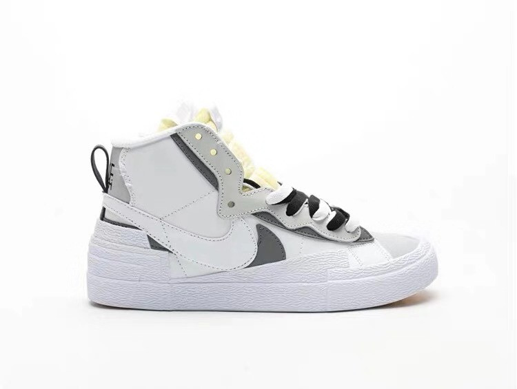 Nike Blazer High Sacai White Grey