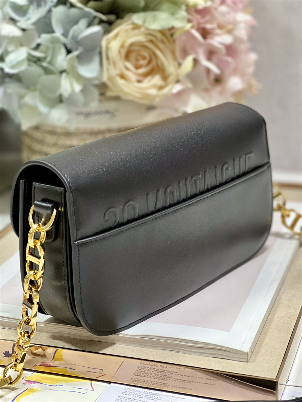 D*or 30 montaigne avenue black 22.5 x 12.5 x 6.5 cm