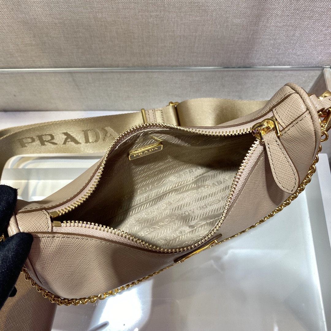 Pra*a re-edition 2005 saffiano leather bag