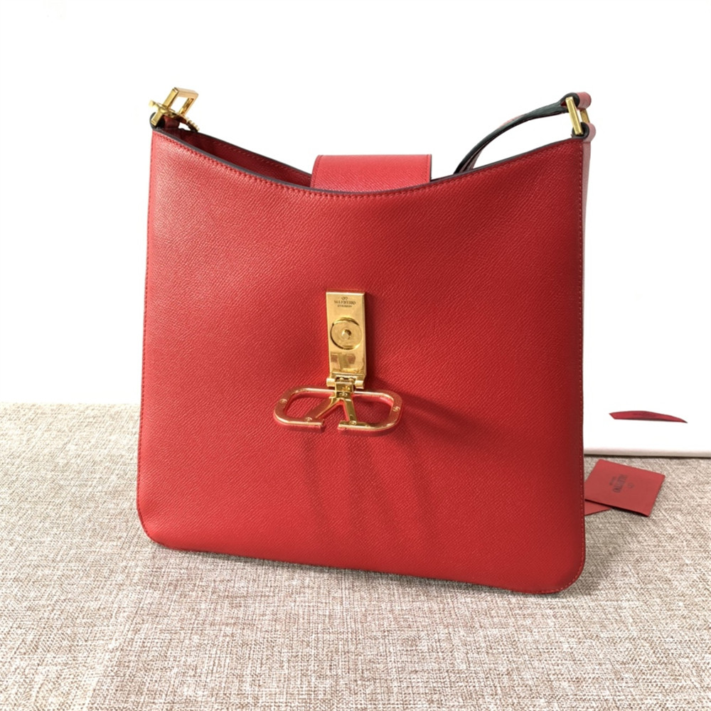 Va1e*ntin0 garavani vsling hobo bag red