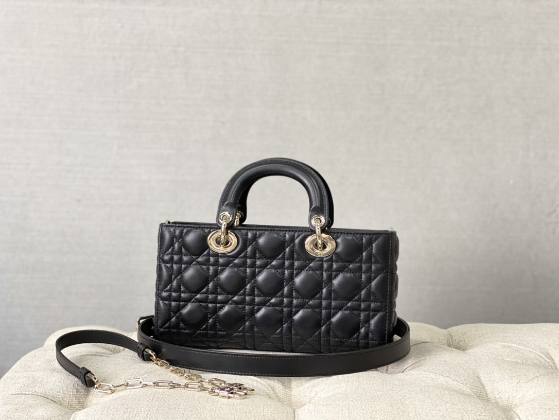 D*or lady d-joy bag medium black 26 x 13.5 x 5 cm