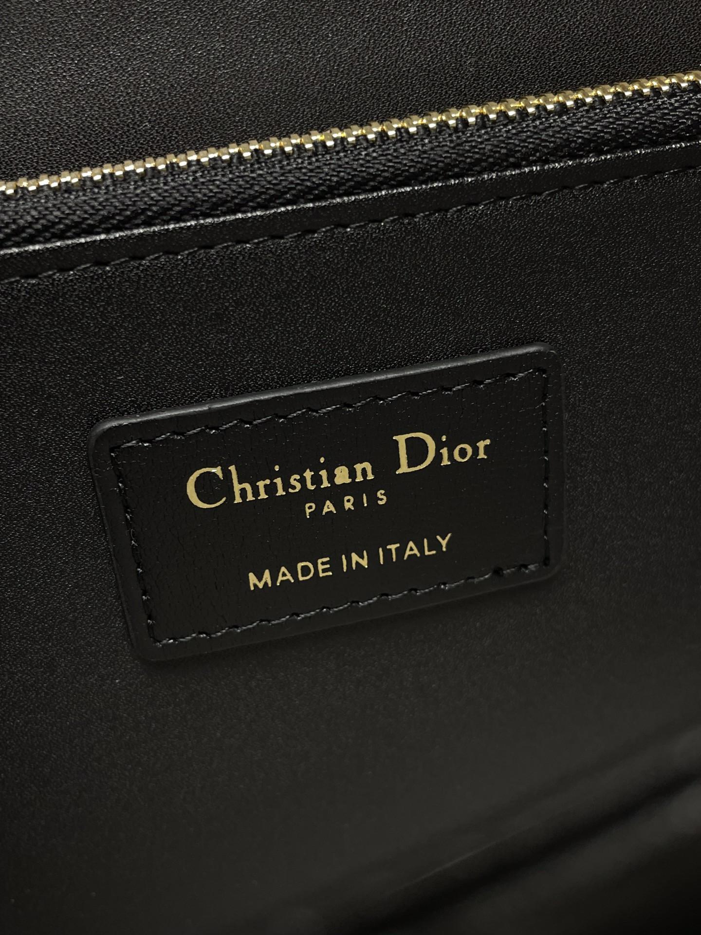 my D*or top handle bag black 9.5 x 5.5 x 3 inches