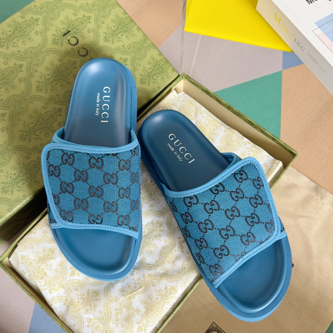 ua G*u*i gg slide sandal