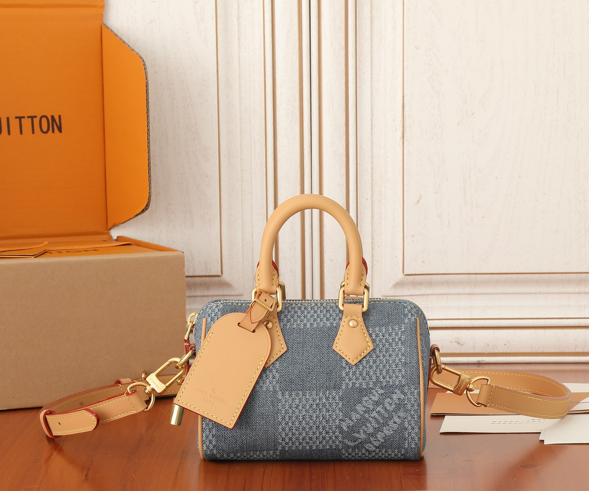 LV Speedy 18 Bandoulière N40682 7.1 x 4.7 x 3.9 inches