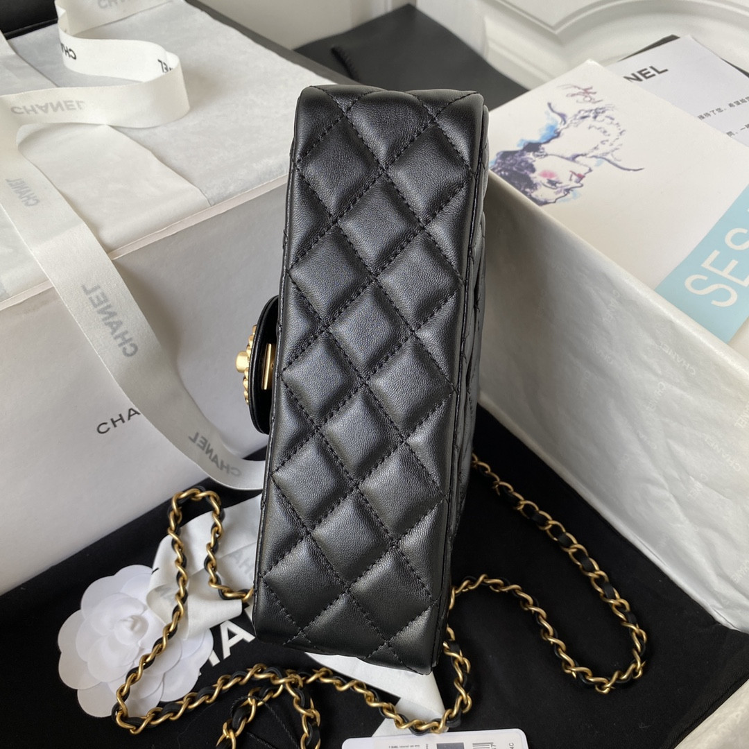 MINI FLAP BAG WITH TOP HANDLE 24C 12x20x6cm