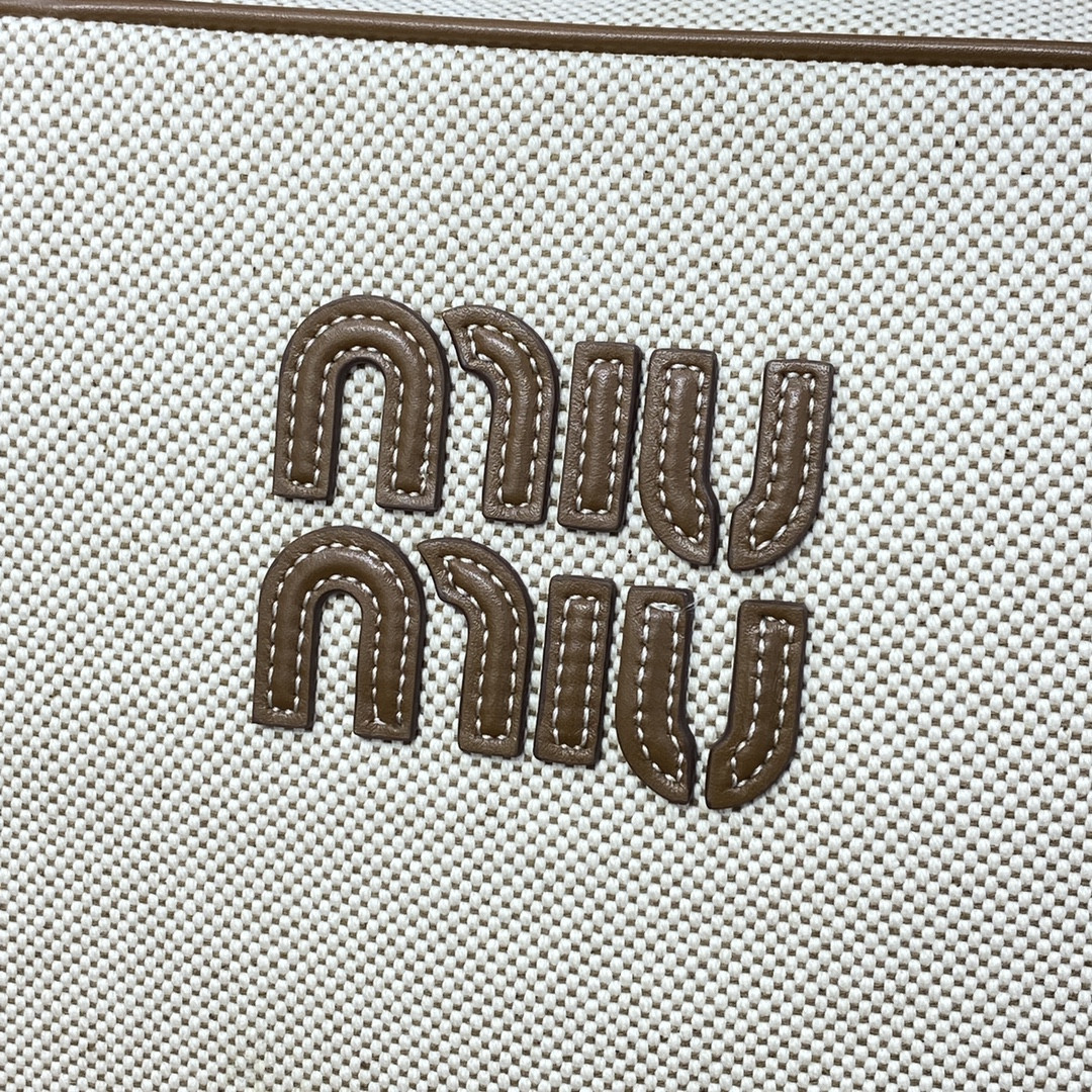Miu Miu Canvas Beau bag 23x34x10cm
