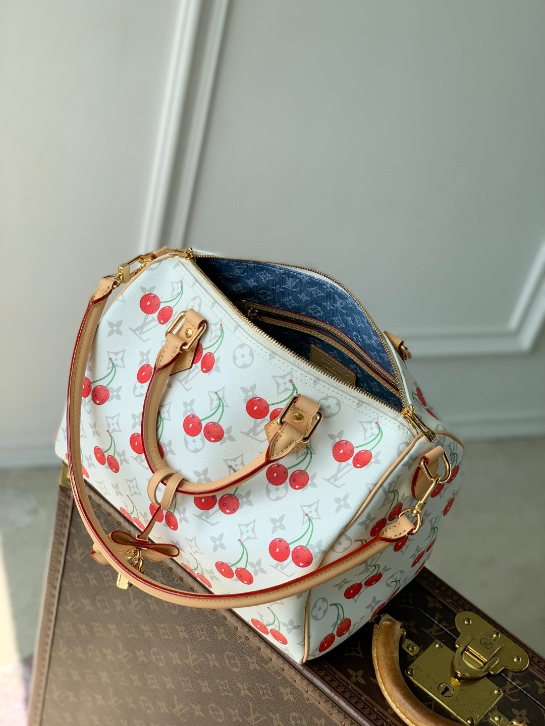 LV x TM Speedy Soft Bandoulière 30 M14238 21x17x30cm