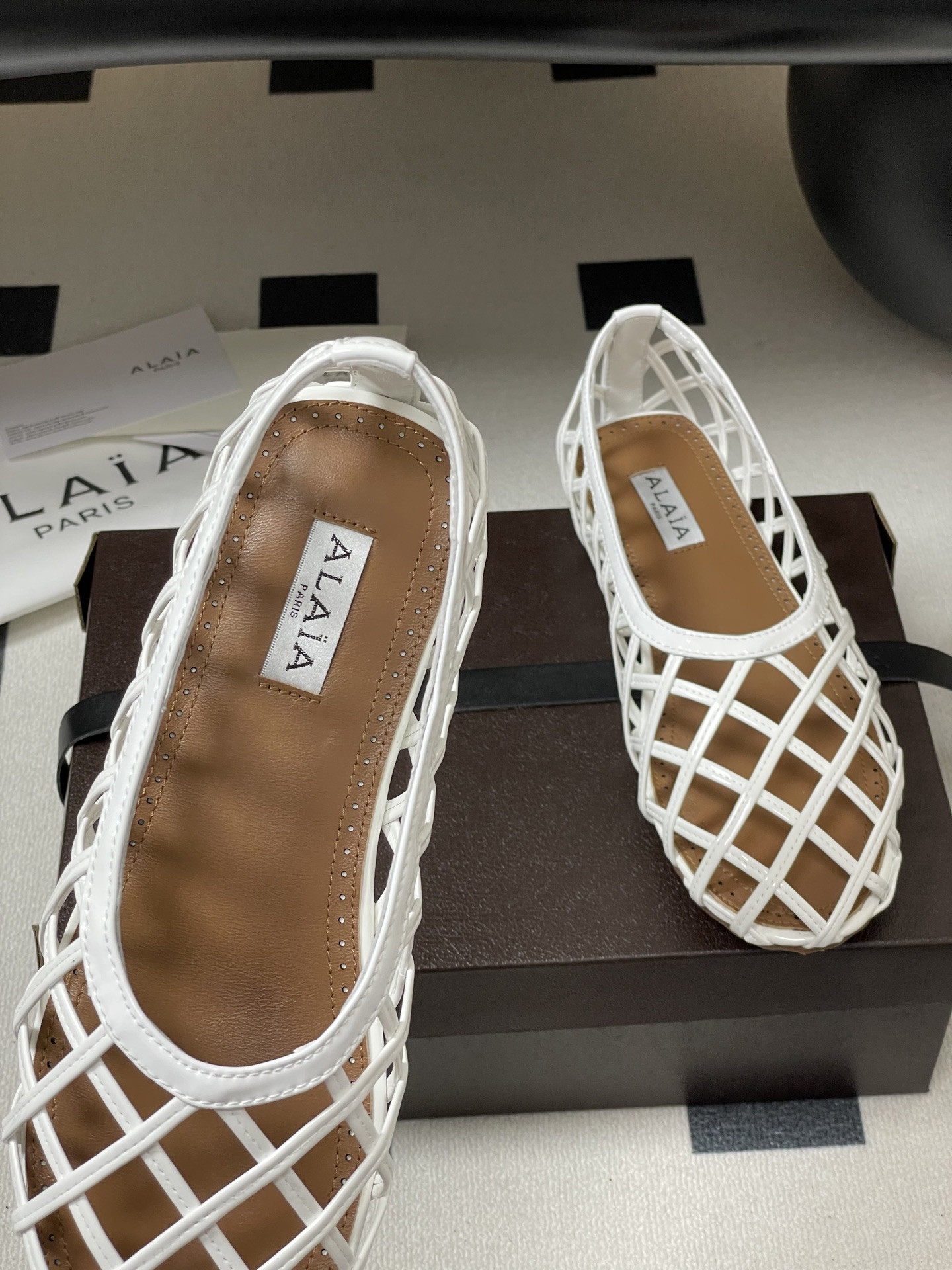 UA Alaïa CAGE BALLET FLATS(Customized Size 7-10 days production time)