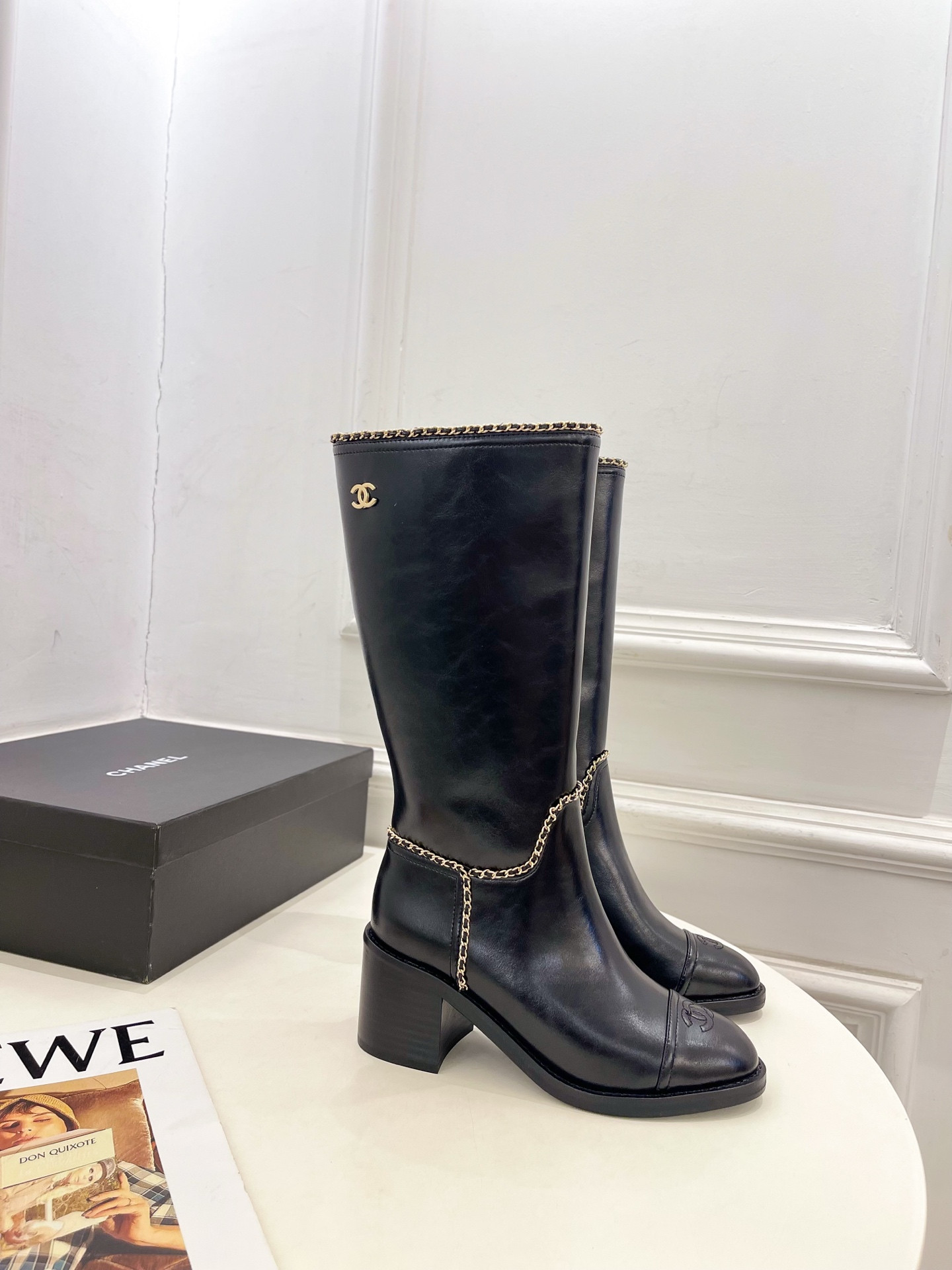 ua Ch*el boots 7cm heel